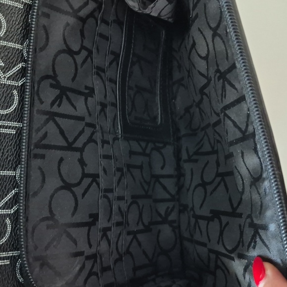 Calvin Klein Monogram Black Crossbody Bag - Picture 5 of 14